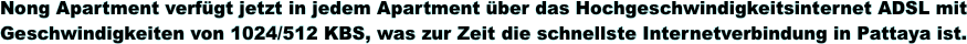 Nong Apartment verf�gt jetzt in