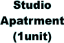 Studio Apatrment(1unit)