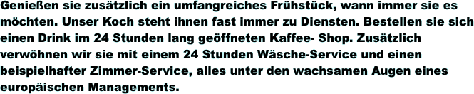 Genie�en sie zus�tzlich ein umfangreiches