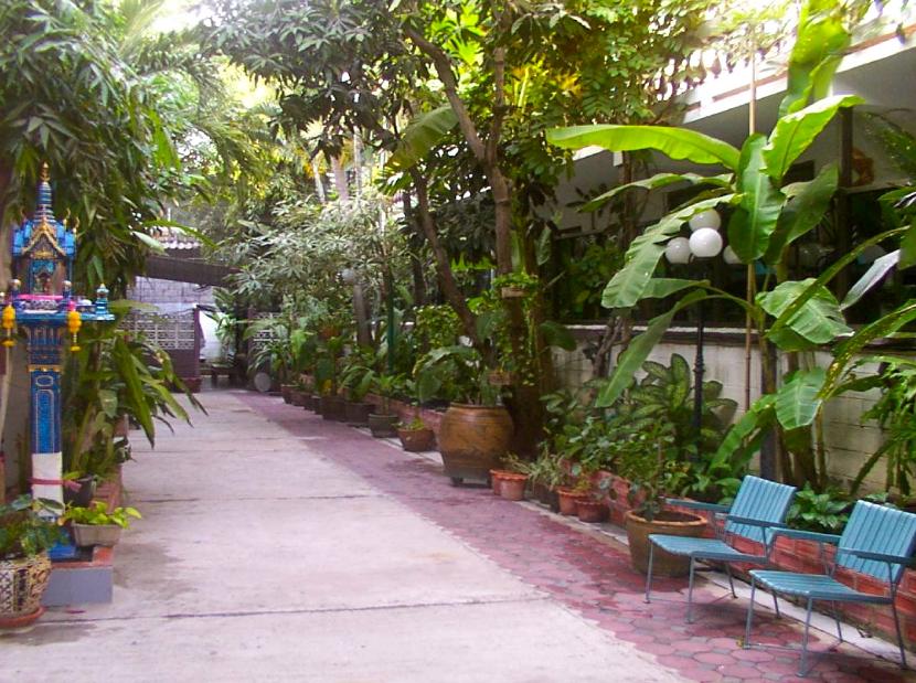 Teil der Gartenanlage